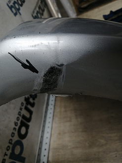 BA000240; Бампер передний; без паркт.; под омыват. (52119-42730) для Toyota Rav4 30 рест. V 2.4 (2009 - 2010)/БУ; Оригинал; Р1, Мелкий дефект; 