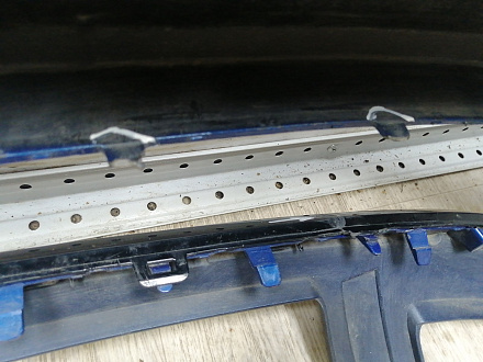 AA045919; Бампер передний; без паркт.; без омыват. (2803127XKQ11A) для Haval F7 I рест. (2022-н.в.)/БУ; Оригинал; Р1, Мелкий дефект; 