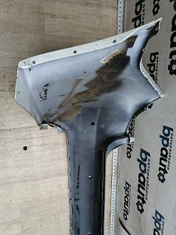 AA046121; Бампер задний; под паркт. (86611-4Y000) для Kia Rio III Sedan (2011- 2015)/БУ; Оригинал; Р1, Мелкий дефект; 