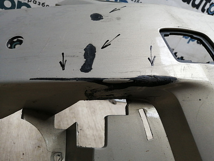 AA045435; Бампер передний; под паркт.; под омыват. (20845711) для Cadillac SRX/БУ; Оригинал; Р1, Мелкий дефект; 