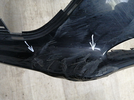 AA045591; Бампер передний; без паркт.; под омыват. (8K0 807 437 AC) для Audi A4 B8/БУ; Оригинал; Р2, Удовлетворительное; 