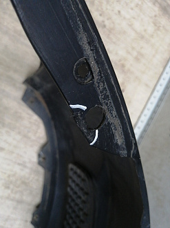 BA000219; Бампер передний, до 2010г; без паркт.; под омыват. (62022-JK60H) для Infiniti G (2006-2013)/БУ; Оригинал; Р1, Мелкий дефект; 