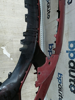 AA045764; Бампер передний; без паркт.; под омыват. (EH44-50031) для Mazda CX-7 I рест. (2009-2012)/БУ; Оригинал; Р1, Мелкий дефект; 