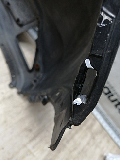 AA045373; Бампер задний; без паркт. (71501-SMG-AE000) для Honda Civic VIII 5D (2005-2008)/БУ; Оригинал; Р1, Мелкий дефект; 