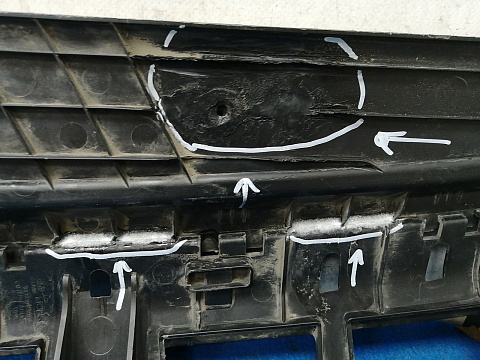 Фотография детали AA031175; Накладка передней панели (86361-H5000) для Hyundai Solaris II (2017- 2020)/БУ; Оригинал; Р2, Удовлетворительное; . Фото номер 11