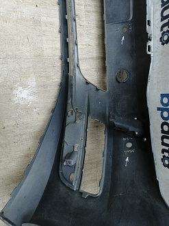 BA000225; Бампер передний; под паркт.; под омыват. (5G0807221) для Volkswagen Golf/БУ; Оригинал; Р1, Мелкий дефект; 