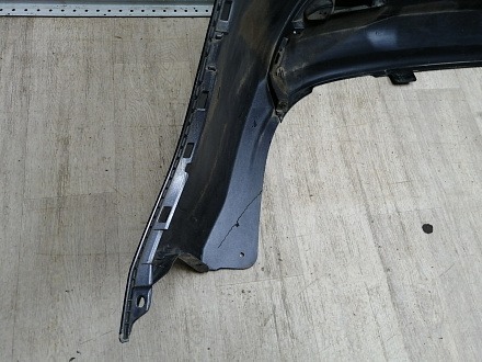 AA046110; Бампер задний; без паркт. (86611-4Y000) для Kia Rio III Sedan (2011- 2015)/БУ; Оригинал; Р1, Мелкий дефект; 