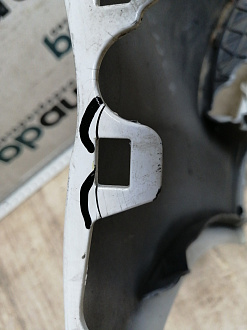 AA045516; Бампер передний; под паркт.; под омыват. (4L0 807 437 H) для Audi Q7 I рест. (2010-2015)/БУ; Оригинал; Р2, Удовлетворительное; 