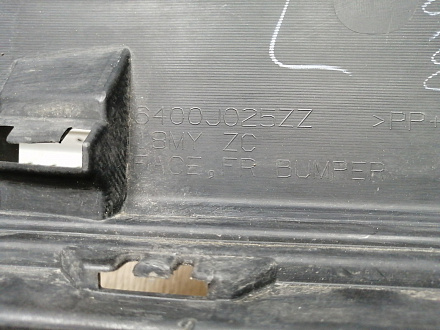 AA044809; Бампер передний; без паркт.; без омыват. (6400J025ZZ) для Mitsubishi ASX I рест.2 (2016- 2019)/БУ; Оригинал; Р1, Мелкий дефект; 