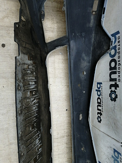 AA045251; Бампер передний; под паркт.; под омыват. (71101-TL0-ZZ00) для Honda Accord VIII (2008-2011)/БУ; Оригинал; Р1, Мелкий дефект; 