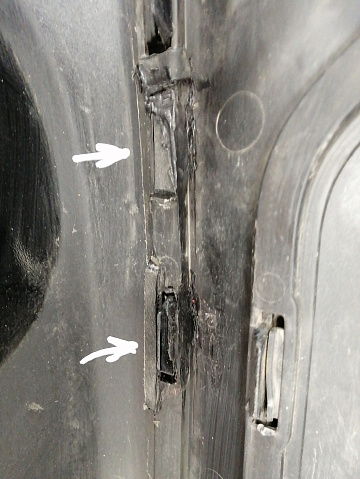 Фотография детали AA038805; Бампер задний; под паркт. (86611-A2000) для Kia CEED II Hatchback 5D (2012- 2015)/БУ; Оригинал; Р1, Мелкий дефект; . Фото номер 18