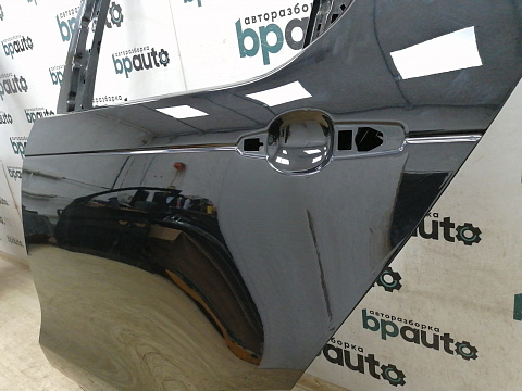 Фотография детали AA022421; Дверь задняя левая (LR080198) для Land Rover Discovery/БУ; Оригинал; Р0, Хорошее; (PAB, 820) Черный перлам.. Фото номер 6