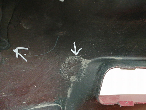 Фотография детали AA039473; Бампер передний; без паркт.; под омыват. (52119-42571) для Toyota Rav4 30  V 2.0 (2006 - 2009)/БУ; Оригинал; Р1, Мелкий дефект; . Фото номер 20