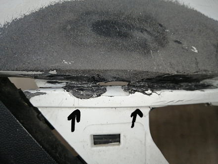 AA045037; Бампер передний; под паркт.; под омыват. (5СU807221A) для Volkswagen Jetta VI рест. (2015-2018)/БУ; Оригинал; Р1, Мелкий дефект; 