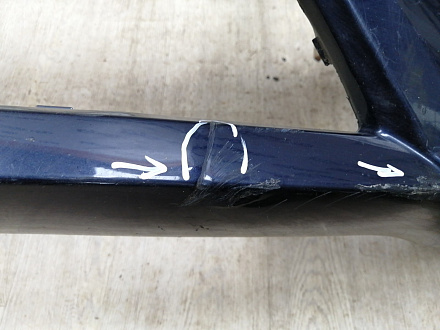 AA045426; Бампер передний, AMG; под паркт.; под омыват. (A2048807847) для Mercedes-Benz C-klasse III рест. (W204) (2011-2015)/БУ; Оригинал; Р1, Мелкий дефект; 