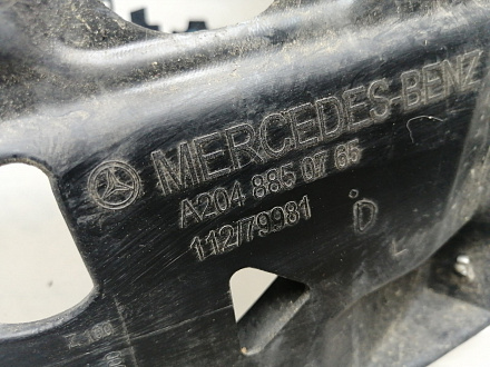 AA045500; Кронштейн, каркас переднего бампера левый (A2048850765) для Mercedes-Benz C-klasse III (W204) (2006-2011)/БУ; Оригинал; Р0, Хорошее; 
