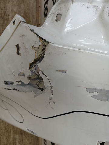 Фотография детали AA029264; Крыло переднее левое (53812-42350) для Toyota Rav4/БУ; Оригинал; Р3, Под восстановление; . Фото номер 4