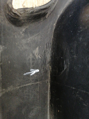 Фотография детали AA034138; Бампер задний; под паркт. (2804301K80) для Great Wall Hover H5 (2010-2017)/БУ; Оригинал; Р1, Мелкий дефект; . Фото номер 22