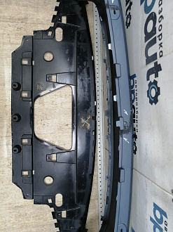 AA045881; Бампер передний; под паркт.; под омыват. (J8A2-17F003-GAW) для Land Rover Range Rover Velar L560 (2017 - 2023)/БУ; Оригинал; Р1, Мелкий дефект; 