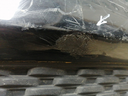 BA000218; Бампер передний, до 2010г; без паркт.; под омыват. (62022-JK60H) для Infiniti G (2006-2013)/БУ; Оригинал; Р1, Мелкий дефект; 