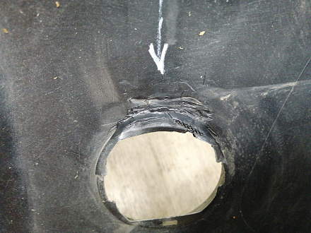 AA045703; Бампер передний; без паркт.; без омыват. (52119-02680) для Toyota Auris I (2007- 2010)/БУ; Оригинал; Р2, Удовлетворительное; 