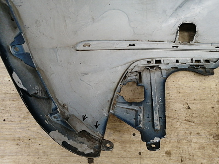 AA037242; Бампер задний, под хром молдинг; под паркт. (13368066) для Opel Astra J рест. HB 5D (2012 - 2015)/БУ; Оригинал; Р1, Мелкий дефект; 