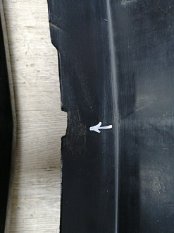 AA045436; Бампер передний; под паркт.; под омыват. (20845711) для Cadillac SRX/БУ; Оригинал; Р1, Мелкий дефект; 