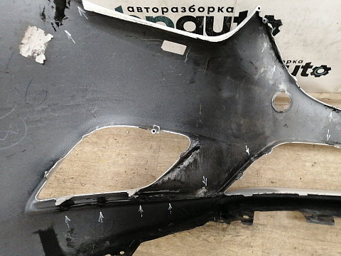 Фотография детали AA038480; Бампер передний; без паркт.; под омыват. (GHP9-50031) для Mazda 6 III (GJ) (2012-2015)/БУ; Оригинал; Р2, Удовлетворительное; . Фото номер 20