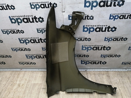 BA000303; Крыло переднее левое, без повторителя, под расширитель (5220K685) для Mitsubishi Outlander/БУ; Оригинал; Р1, Мелкий дефект; 
