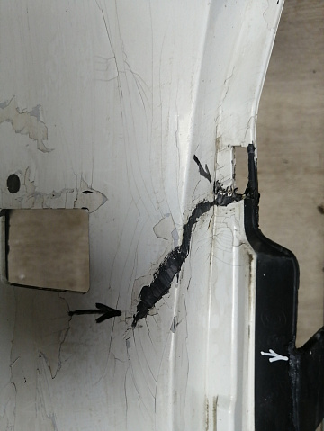 Фотография детали BA000220; Бампер передний, после 2010г; под паркт.; под омыват. (62022-1NF0H) для Infiniti G (2006-2013)/БУ; Оригинал; Р2, Удовлетворительное; . Фото номер 6