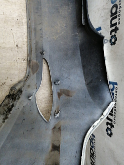 BA000140; Бампер задний; без паркт. (86611-4L500) для Hyundai Solaris I рест. Sedan (2014- 2016)/БУ; Оригинал; Р1, Мелкий дефект; 