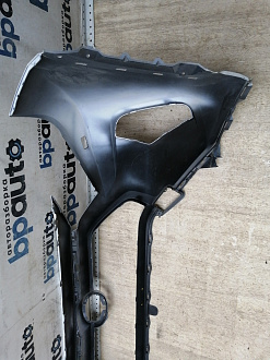 AA045804; Бампер передний; без паркт.; под омыват. (52119-0R280) для Toyota Rav4 50 (2019 -2025)/БУ; Оригинал; Р1, Мелкий дефект; 