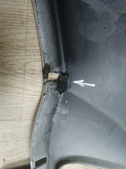 AA046047; Бампер передний; под паркт.; под омыват. (52119-48270) для Lexus RX III (2009 — 2012)/БУ; Оригинал; Р1, Мелкий дефект; 