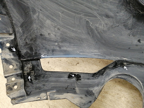 Фотография детали AA029812; Бампер задний; без паркт. (KB8A-50221) для Mazda CX-5 II (2017-н.в.)/БУ; Оригинал; Р2, Удовлетворительное; . Фото номер 12