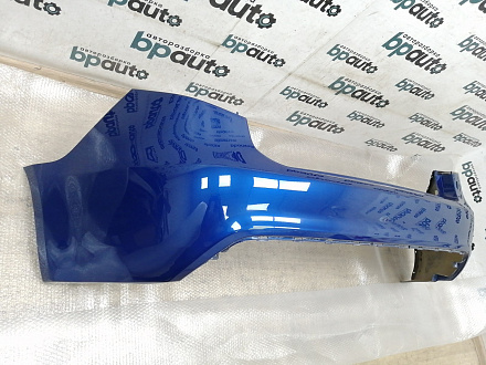 AA019508; Бампер задний; без паркт. (86611-4Y000) для Kia Rio III Sedan (2011- 2015)/БУ; Оригинал; Р0, Хорошее; (WGM) Синий перлам