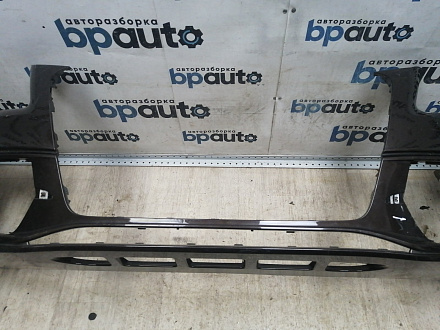 BA000256; Бампер передний, S-line; без паркт.; под омыват. (8R0 807 437 AC) для Audi Q5 I рест. (2012-2017)/БУ; Оригинал; Р1, Мелкий дефект; 