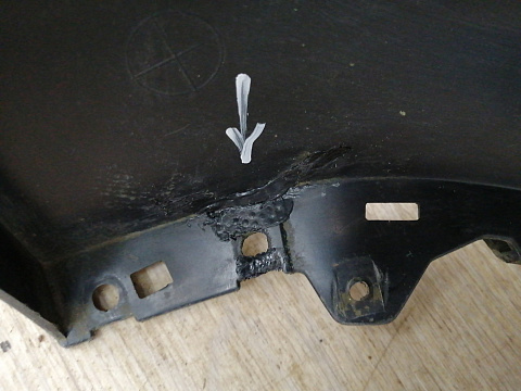 Фотография детали AA033630; Бампер передний; без паркт.; под омыват. (95122388) для Opel Mokka (2012 - 2015)/БУ; Оригинал; Р1, Мелкий дефект; . Фото номер 24