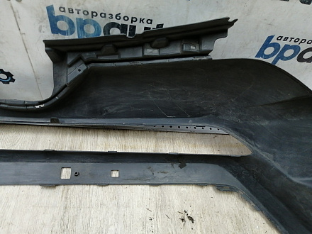 AA044796; Бампер передний; без паркт.; под омыват. (52119-0R180) для Toyota Rav4 40 рест. (2015 — 2019)/БУ; Оригинал; Р1, Мелкий дефект; 