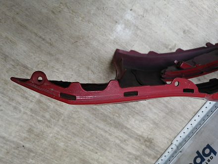 BA000222; Бампер передний; под паркт.; под омыват. (5G0807221) для Volkswagen Golf/БУ; Оригинал; Р2, Удовлетворительное; 