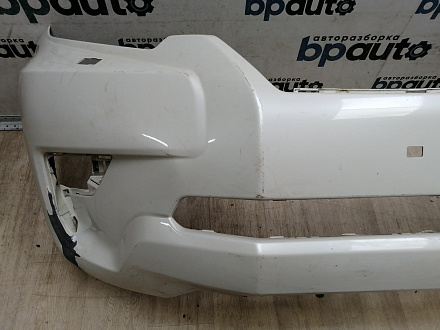 AA044837; Бампер передний; без паркт.; под омыват. (52119-6B984) для Toyota Land Cruiser Prado 150 рест.2 (2017- 2020)/БУ; Оригинал; Р1, Мелкий дефект; 