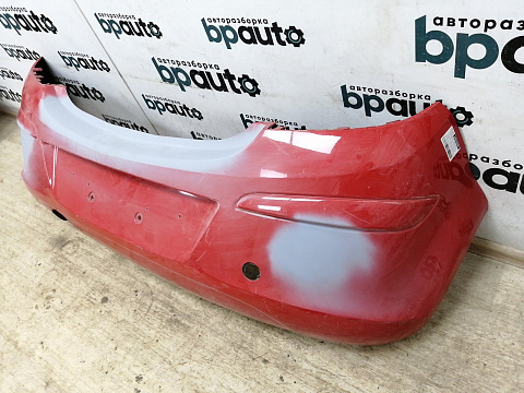 Фотография детали AA014391; Бампер задний, под большой вырез выхл.трубы; без паркт. (13179916) для Opel Corsa D рест. HB 5D (2011 — 2014)/БУ; Оригинал; Р1, Мелкий дефект; . Фото номер 3