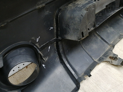 Фотография детали AA045158; Бампер передний; без паркт.; под омыват. (62022-EB340) для Nissan Pathfinder III (2004-2010)/БУ; Оригинал; Р2, Удовлетворительное; . Фото номер 17