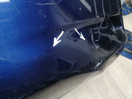 AA045921; Бампер задний; без паркт. (52159-12B30) для Toyota Corolla 150 рест. (2010-2013)/БУ; Оригинал; Р2, Удовлетворительное; 