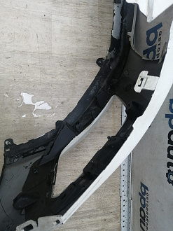 AA045944; Бампер передний; без паркт.; без омыват. (9674576177) для Peugeot 308 I рест. (2011-2015)/БУ; Оригинал; Р2, Удовлетворительное; 