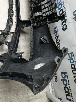 AA045529; Бампер передний; под паркт.; под омыват. (4L0 807 437 H) для Audi Q7 I рест. (2010-2015)/БУ; Оригинал; Р1, Мелкий дефект; 