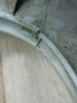 AA001055; Юбка переднего бампера - правая часть (4L0 807 062 С) для Audi Q7 I рест. (2010-2015)/БУ; Оригинал; Р2, Удовлетворительное; 