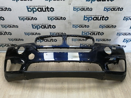 AA044848; Бампер передний; под паркт.; под омыват. (51117294480) для BMW Х5 III (F15) (2013-2018)/БУ; Оригинал; Р1, Мелкий дефект; 
