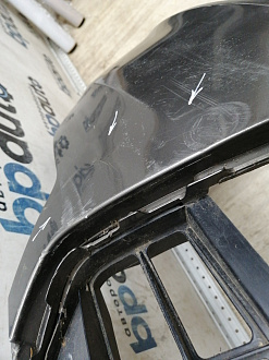 BA000161; Бампер передний; под паркт.; под омыват. (4G0 807 437) для Audi A6 C7/БУ; Оригинал; Р1, Мелкий дефект; 