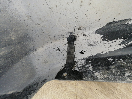 AA045404; Бампер задний; под паркт. (52159-33939) для Toyota Camry 50 (2012 — 2014)/БУ; Оригинал; Р1, Мелкий дефект; 