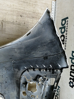 AA044867; Бампер передний; без паркт.; под омыват. (9684345077) для Peugeot 3008 I (2009-2013)/БУ; Оригинал; Р1, Мелкий дефект; 